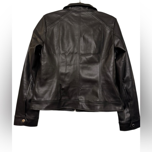 Vince Camuto Faux Leather Jacket - Picture 8 of 12